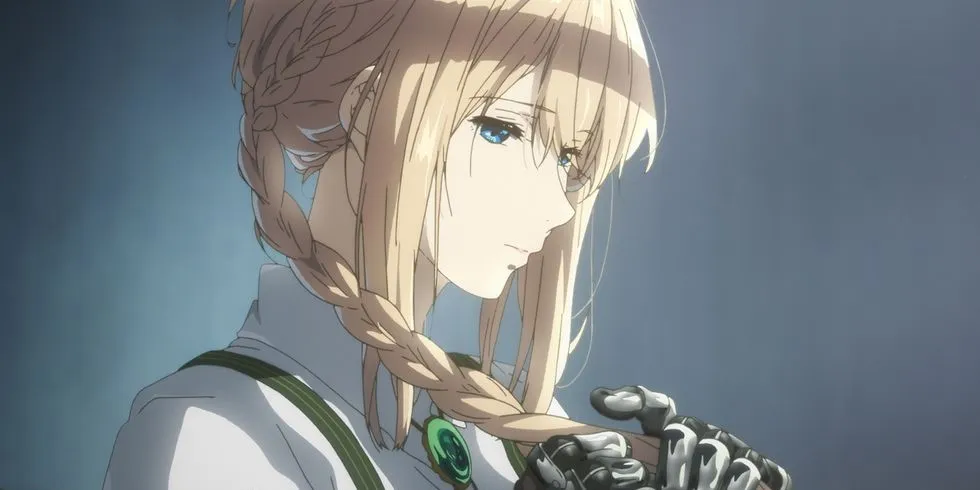 Violet Evergarden wearing her uniform