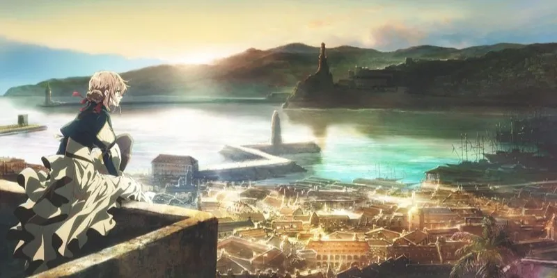 Violet Evergarden seeing the city of Leiden